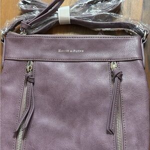 House of Flynn Purple Crossbody Bag